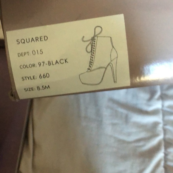 Bakers high heels with laces womens 8.5 - Picture 4 of 6